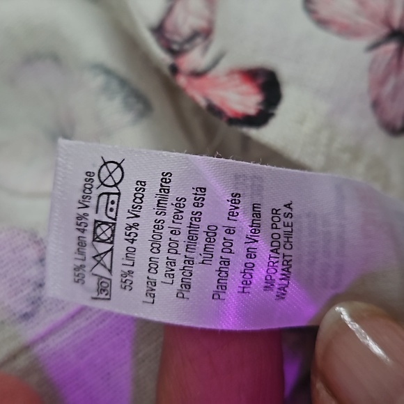 VGC Size 10 linen mix slip dress, light, cool, breezy perfect summer dress ☀️ - Picture 13 of 13